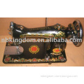 Happiness Brand Ja2-2 Head domestic Sewing Machine With Golden Tin Accessories